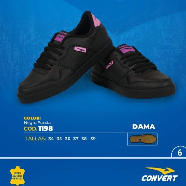 Zapatilla dama convert